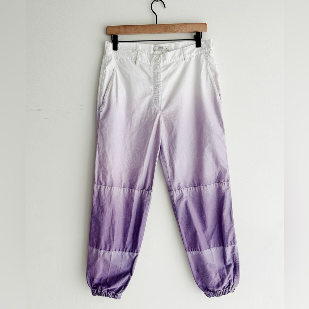 Prada ombré Cotton Pants joggers size 38